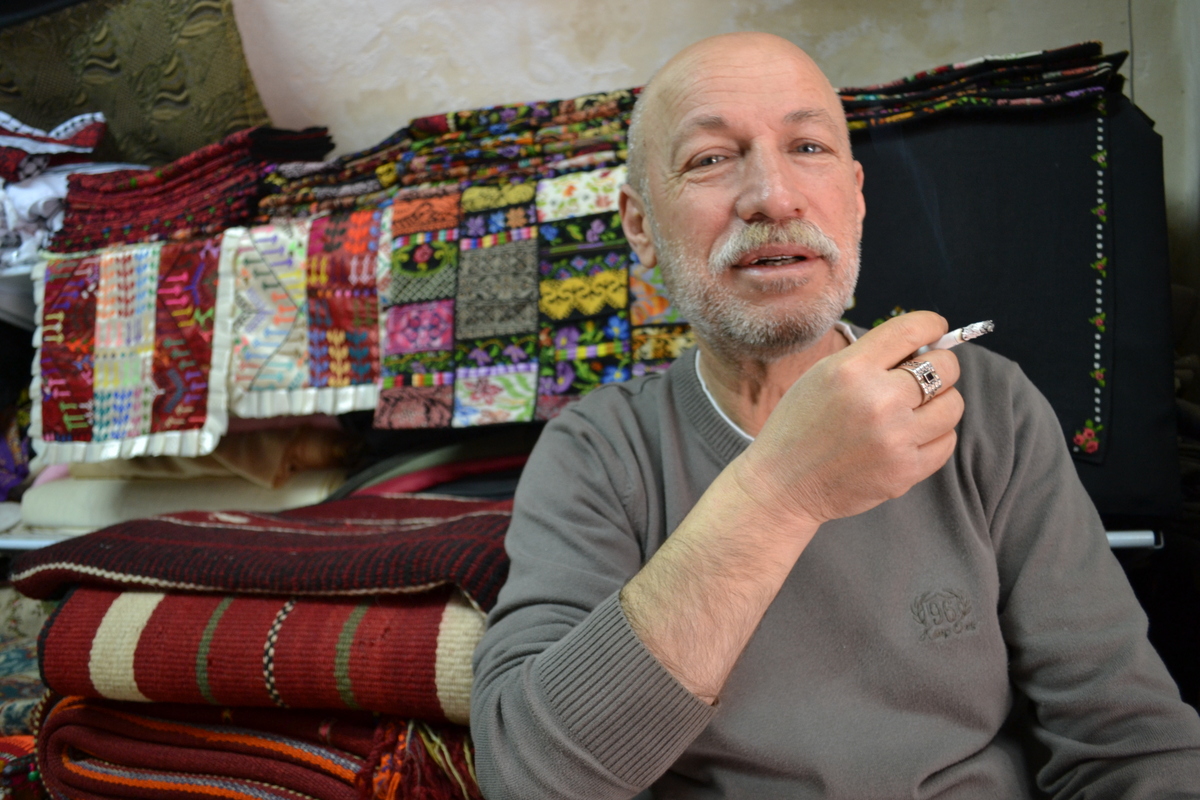 Jamal, shopkeeper in Hebron's old city (David Kattenburg)