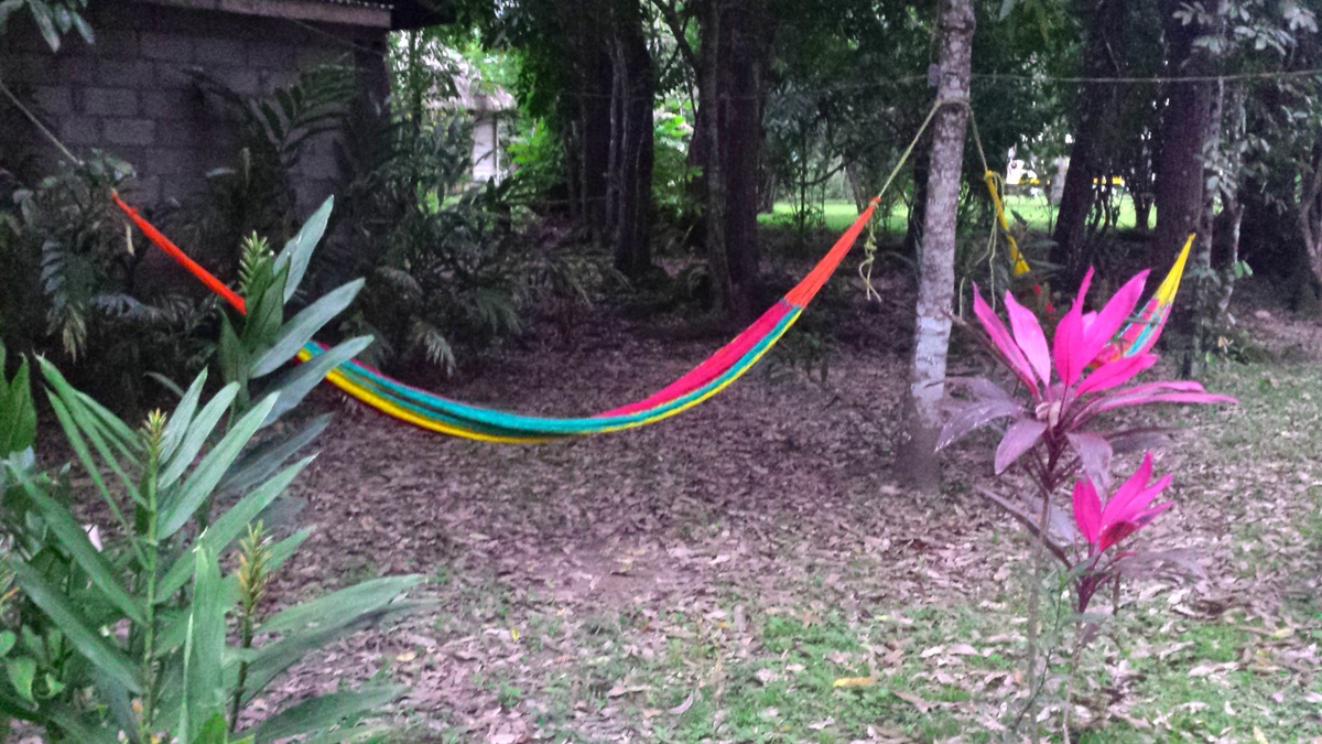 Lying in hammocks is a revered tourist activity in Belize