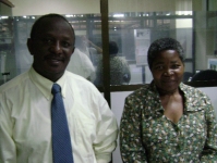 Cosmas Takule & Asteria Mlambo, Dar Rapid Transit office